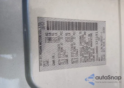 2013 Infiniti Jx35 from USA, damaged, VIN 5N1AL0MM0DC325191